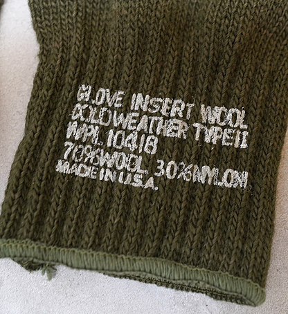 【Military】G.I. Fingerless Wool Glove "2Color" ※ネコポス可