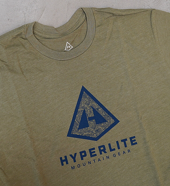 【Hyperlite Mountain Gear】ハイパーライトマウンテンギア Topo Logo Tee ”3Color”  ※ネコポス可