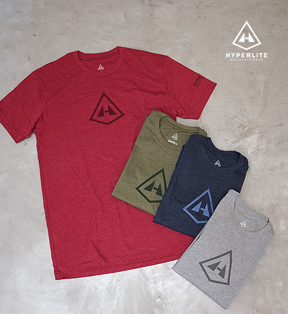 【Hyperlite Mountain Gear】ハイパーライトマウンテンギア Tonal Pyramid Tee ”4Color”  ※ネコポス可