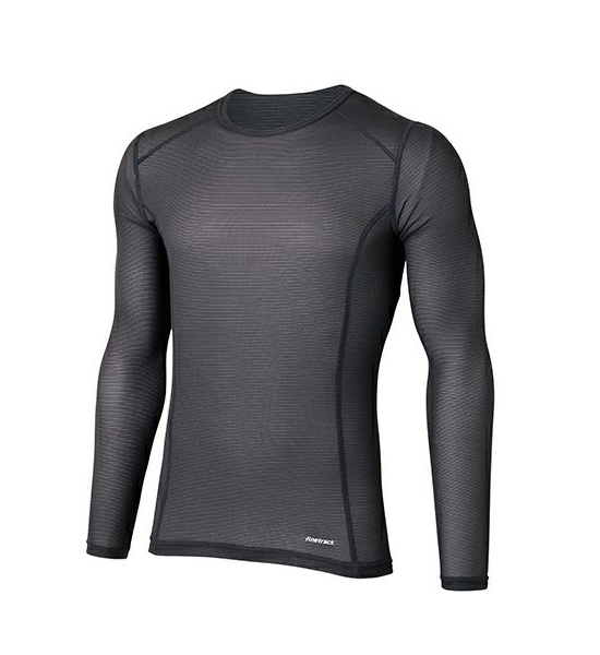 【finetrack】ファイントラック men’s Dry Layer Warm Long Sleeve "Graphite" ※ネコポス可