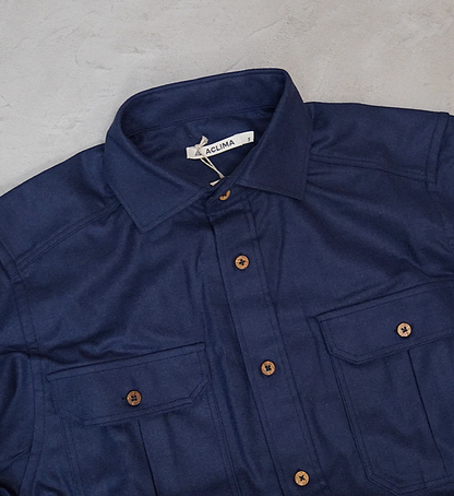 【ACLIMA】アクリマ men's Leisurewool Reborn Wool Shirt "2Color"