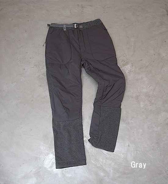 ★30%off 【and wander】アンドワンダー men's top fleece pants "Black"