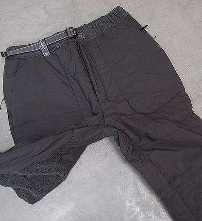 ★30%off 【and wander】アンドワンダー men's top fleece pants "Black"