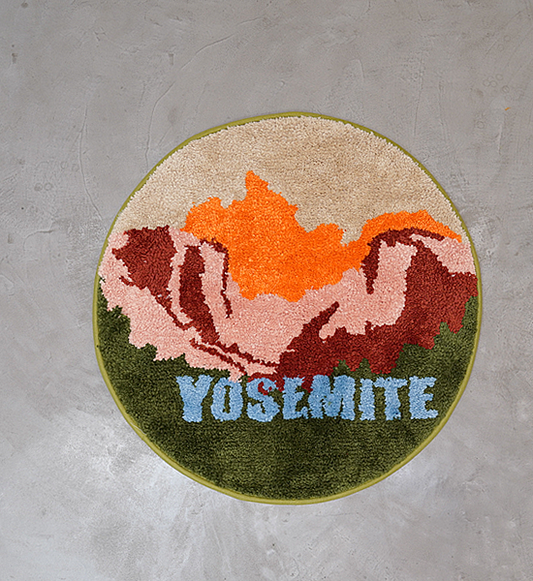 Journey Round Rug "Yosemite-A"