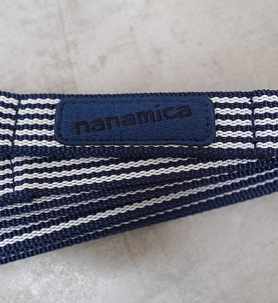 【nanamica】ナナミカ Stripe Tech Belt "Navy" ※ネコポス可