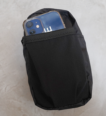 【ULA-Ultralight Adventure Equipment】ウルトラライトアドベンチャーイクイップメント Shoulder Strap Pocket "Black" ※ネコポス可