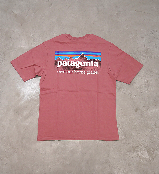 【patagonia】パタゴニア men's P-6 Mission Organic T-Shirt "5Color" ※ネコポス可