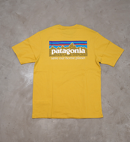 【patagonia】パタゴニア men's P-6 Mission Organic T-Shirt "5Color" ※ネコポス可