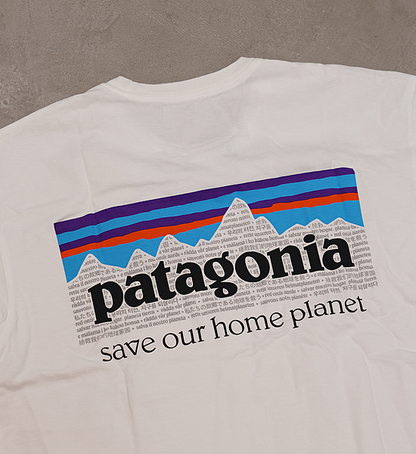 【patagonia】パタゴニア men's P-6 Mission Organic T-Shirt "5Color" ※ネコポス可