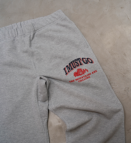 ▽Return to the mountains【BRING×Yosemite】ブリング×ヨセミテ unisex I MUST GO DRYCOTTONY Sweat Pants "2Color"