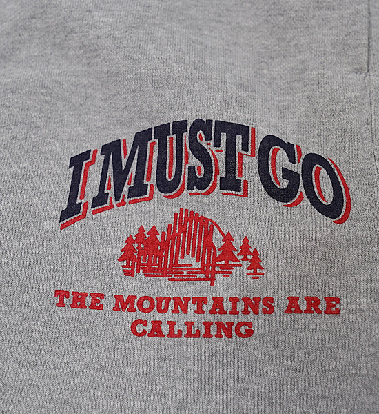 ▽Return to the mountains【BRING×Yosemite】ブリング×ヨセミテ unisex I MUST GO DRYCOTTONY Sweat Pants "2Color"