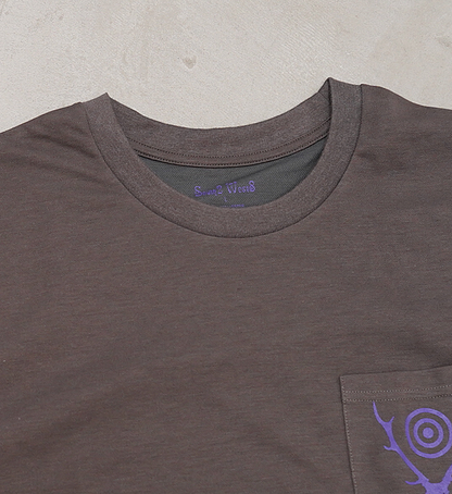 【South2 West8】サウスツーウエストエイト S/S Round Pocket Tee-Circle Horn "2Color" ※ネコポス可