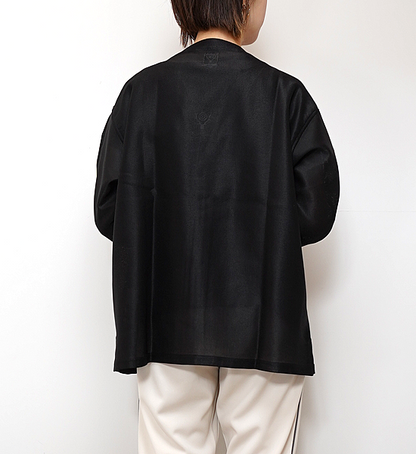 【South2 West8】サウスツーウエストエイト S.S. V Neck Cardigan-PE/C Leno Cloth "2Color"