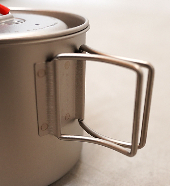 【EVERNEW】エバニュー Ti Mug pot 500 "Red"