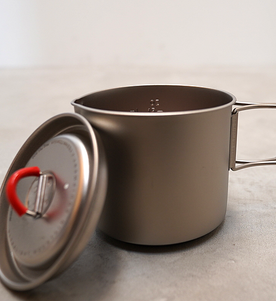 【EVERNEW】エバニュー Ti Mug pot 500 "Red"