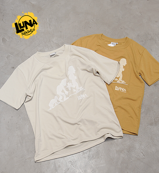 【LUNA SANDALS】ルナサンダル Luna Evolution Bring Tee "2Color" ※ネコポス可