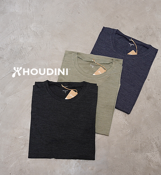 【HOUDINI】フーディニ men's Activist Tee "3Color" ※ネコポス可