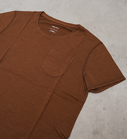 【atelier Blue bottle】アトリエブルーボトル Garment Dye Wool-T "3Color" ※ネコポス可