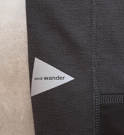 【and wander】アンドワンダー women's power dry jersey tights "2Color"