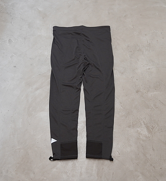 【and wander】アンドワンダー women's power dry jersey tights "2Color"