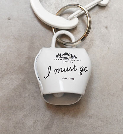 【Yosemite】 ヨセミテ I MUST GO Mini Cowbell "White" ※ネコポス可