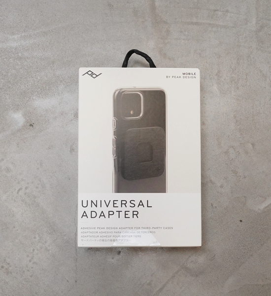 【Peak Design】 ピークデザイン Universal Adapter "Charcoal"