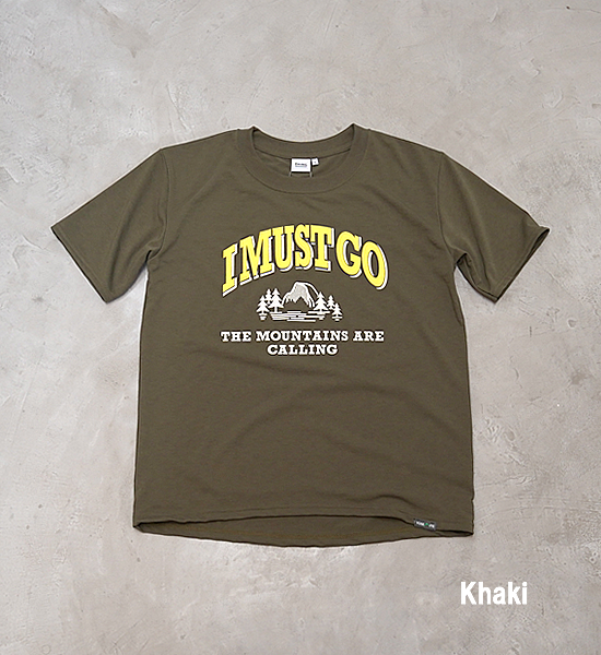 ▽Return to the mountains【BRING×Yosemite】ブリング×ヨセミテ unisex I MUST GO T-Shirt "4Color" ※ネコポス可