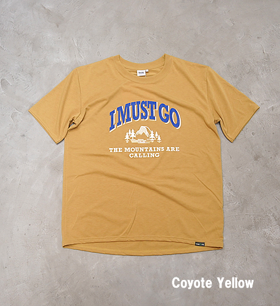 ▽Return to the mountains【BRING×Yosemite】ブリング×ヨセミテ unisex I MUST GO T-Shirt "4Color" ※ネコポス可