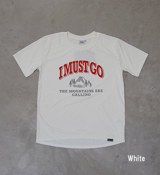 ▽Return to the mountains【BRING×Yosemite】ブリング×ヨセミテ unisex I MUST GO T-Shirt "4Color" ※ネコポス可