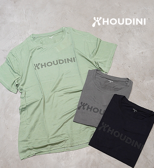 【HOUDINI】フーディニ men's Tree Tee Drawing Logo "3Color" ※ネコポス可