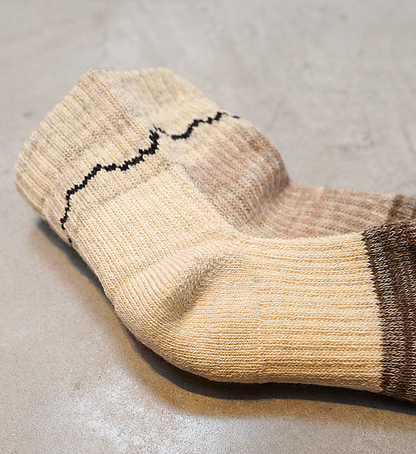 【atelier Blue bottle】アトリエブルーボトル Hiker's Socks-Short02 "4Color" ※ネコポス可