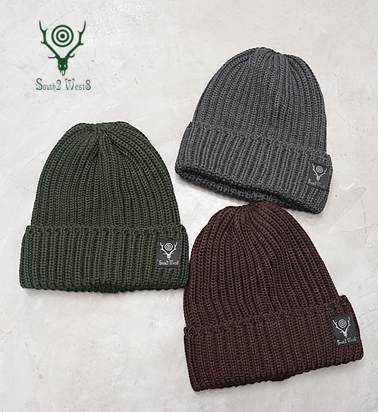 【South2 West8】サウスツーウエストエイト Watch Cap-W/A Knit "3Color"