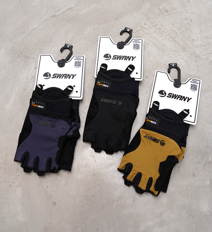 【SWANY】スワニー men's Trekking Half Finger Glove "3Color"