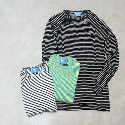 【WILDERNESS WEAR】ウィルダネスウェア PolyPRO+ 190 Long Sleeve Crew Neck Top Stripe "3Color"