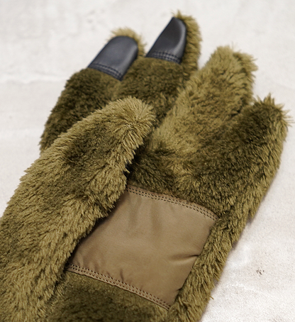 【and wander】アンドワンダー high loft fleece glove ”2Color”