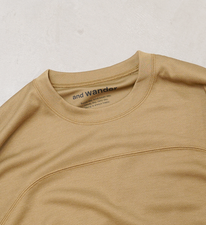 【and wander】アンドワンダー women's power dry jersey LS T "3Color"