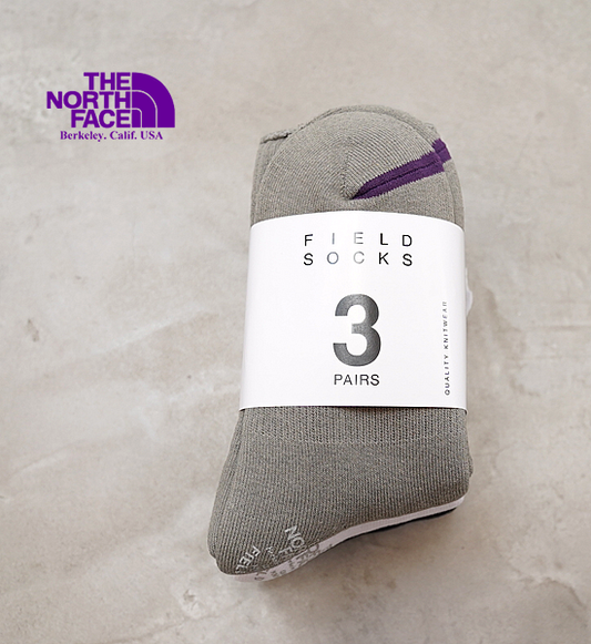 【THE NORTH FACE PURPLE LABEL】ノースフェイスパープルレーベル Pack Field Socks 3P