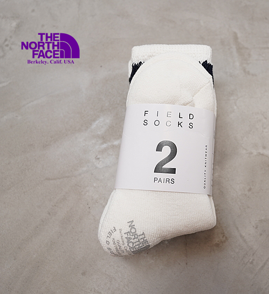 【THE NORTH FACE PURPLE LABEL】ノースフェイスパープルレーベル Pack Field Line Socks 2P