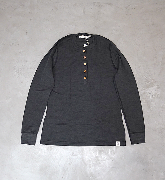 【ACLIMA】アクリマ women's Warmwool Grandad Shirt "Marengo"