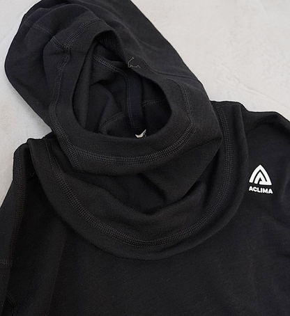 【ACLIMA】アクリマ men's Warm Wool Hood Sweater "2Color"