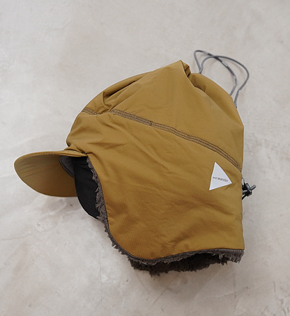 【and wander】アンドワンダー PRIMALOFT cap "3Color"