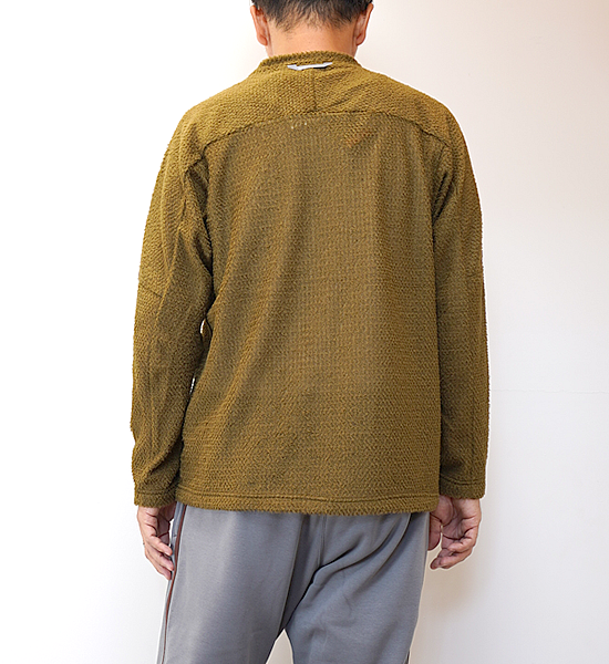 ★30%off 【and wander】アンドワンダー men's alpha direct pullover "2Color"