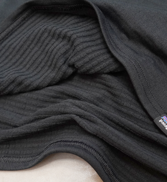 【patagonia】パタゴニア men's Capilene Thermal Weight Zip Neck "BLK"