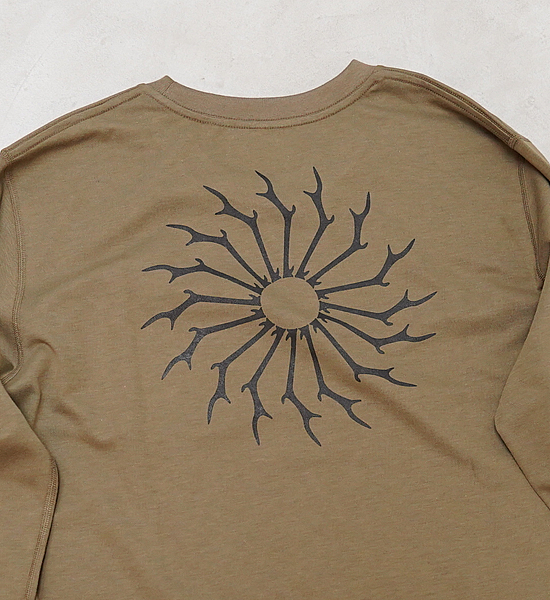 ★30%off【South2 West8】サウスツーウエストエイト L/S Round Pocket Tee-Circle Horn "3Color"