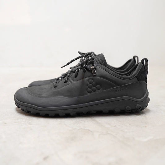 【VIVOBAREFOOT】ヴィヴォ ベアフット men's Tracker Leather Low "Obsidian"