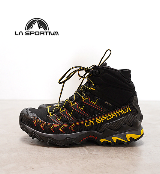 【LA SPORTIVA】ラ・スポルティバ Ultra Raptor Ⅱ Mid GTX Wide ”Black×Yellow”