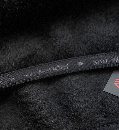 【and wander】アンドワンダー high loft fleece neck warmer "Black" ※ネコポス可