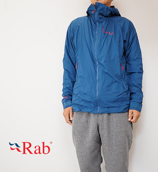 【Rab】ラブ men's VR(Vapour-Rise)Summit Jacket "Beluga"