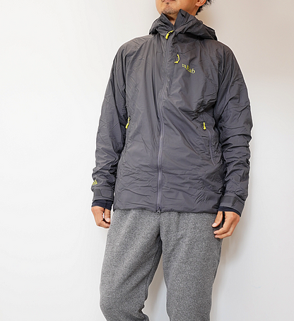 【Rab】ラブ men's VR(Vapour-Rise)Summit Jacket "Beluga"