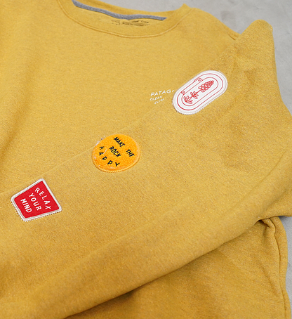 【patagonia】パタゴニア women's Clean Climb Badges Uprisal Crew Sweat "2Color"